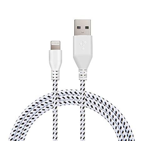 Labvon iPhone Cable,1M Nylon Braided Charging Cable Cord Lightning to USB Cable Charger Compatible with iPhone 7/ 7 Plus/6/6s/6 plus/6s plus/ 5s/5c,iPad, iPod and More…