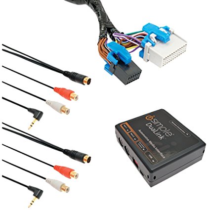 iSimple ISGM535 Automotive Dual Auxiliary Input Kit for Select GM Class II Radio Vehicles