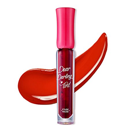 Etude House Dear Darling Water GEL Tint (4.5g) 2017 New Water MLBB Lipstick, 15 color available (OR203 Grapefruit Red)