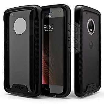 Motorola G5 Plus Case, Zizo [ION Series] with FREE [Motorola G5 Plus Screen Protector] Transparent Clear [Military Grade Drop Tested]