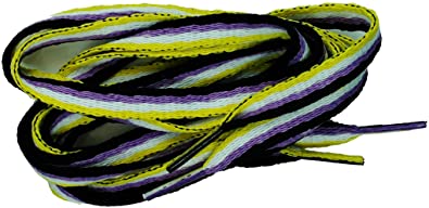 LGBTQ  PRIDE Flat shoelaces 10mm 12 different lengths TZ Laces