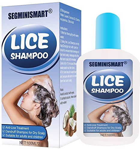 Head Lice Shampoo,lice Treatment Shampoo,Anti-Dandruff Shampoo for Dry Hair,Lice Removal Hair Care for Men & Women