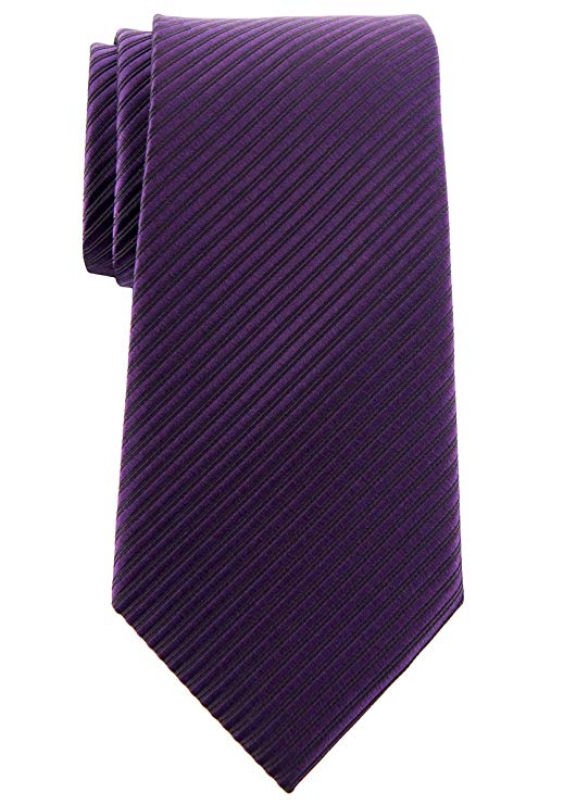 Retreez Men's Tie Necktie with Stripe Textured - Various Colors