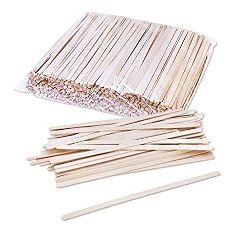 Rayson Coffee Stir Sticks - Disposable Eco-Friendly Stirrers Hot and Cold Drinks - Biodegradable Alternative to Plastic Beverage Stirrers (7" Rounded Ends, 1000 Pack)