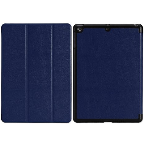 MoKo iPad Mini Case, iPad Mini 2 / 3 Case, Ultra Slim Smart-shell Stand Cover Case for Apple iPad Mini 1 (2012) / iPad Mini 2 (2013) / iPad Mini 3 (2014), INDIGO (Will not fit iPad Mini 4)