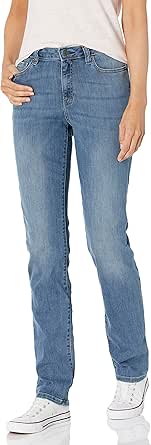 Amazon Essentials Women's Mid Rise Slim Straight Jean