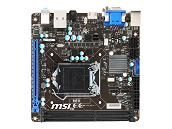 MSI Mini-ITX DDR3 LGA 1150 USB 3.0   SATA (6Gb/s) Motherboard (H81I)