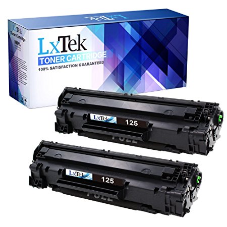 LxTek Canon 125 (2 Black) Compatible Toner Cartridge Replacement For Canon CRG-125 (3484B001AA) / CE285A Compatible With Canon ImageCLASS LBP6000,ImageCLASS LBP6030w,ImageCLASS MF3010 Printer