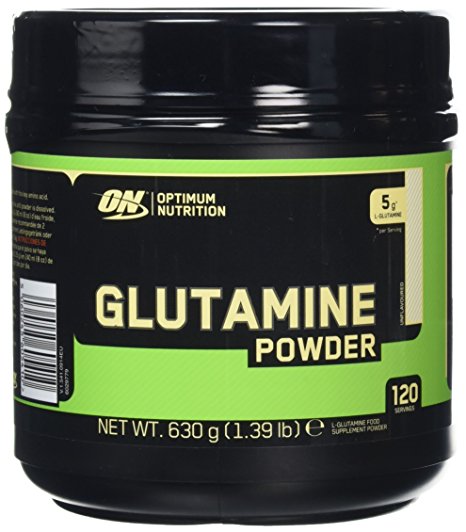 Optimum Nutrition Glutamine 5000 Muscle Recovery Powder, 630 g