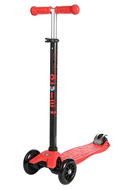 Micro Maxi Kick Scooter - Red with T-bar