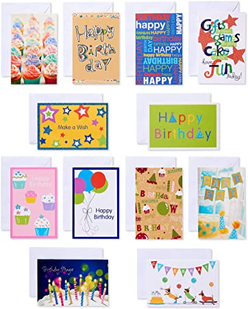 American Greetings Kids Birthday Cards, Assorted (12-Count)