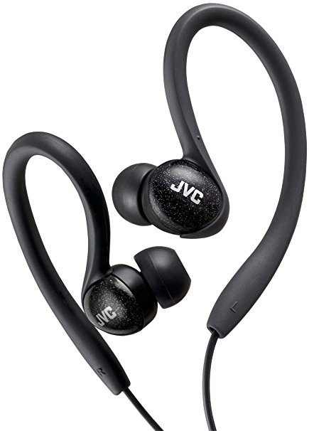 JVC HAEBX85Z Inner Ear Sports Clip Headphone (Black) (Discontinued by Manufacturer)