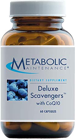 Metabolic Maintenance Deluxe Scavengers - Antioxidant Supplement with Pomegranate, CoQ10, Vitamins, Lutein   Zeaxanthin (60 Capsules)