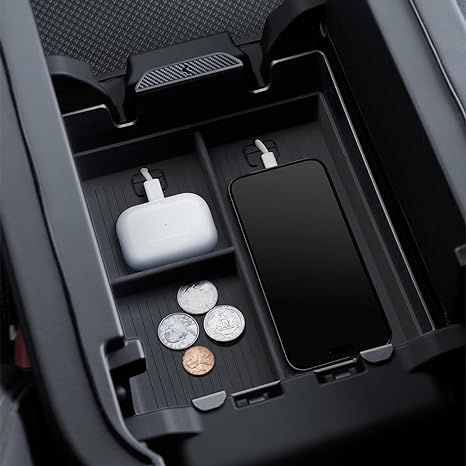 Spigen Console Organizer Tray (Carbon Edition) Designed for Rivian R1T and R1S 2023-2022