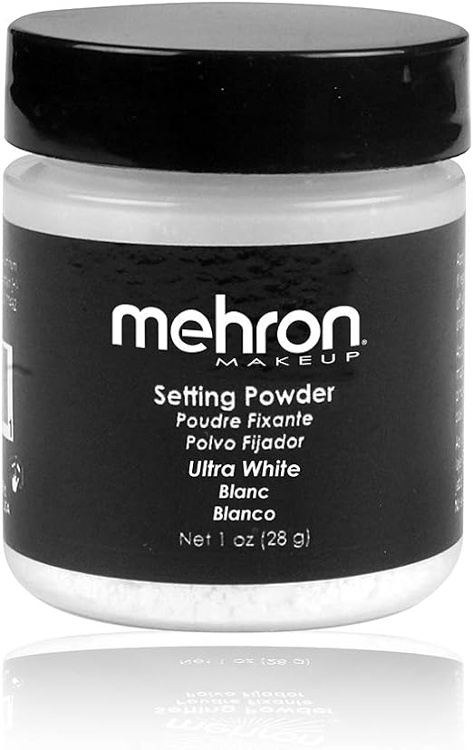 Mehron Makeup Setting Powder (1 oz) (Ultra White)