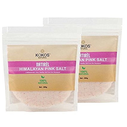 Kokos Natural Natirèl Himalayan Pink Salt, 200g (Pack of 2)