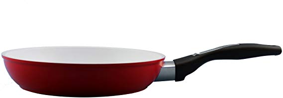 BergHOFF Fry Pan ceramic Non-Stick 10" Red, Large