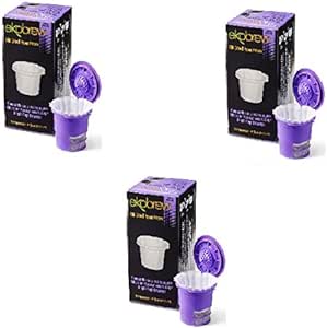 300 Count Paper Filter, Compatible In Most Reusable Filters for Keurig and K-Cup - White - 3 Packs