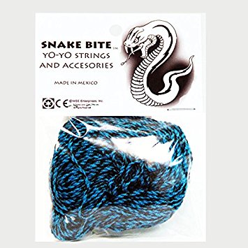 Snake Bite Yo-Yo Strings - 100% Polyester multi-color Strings- King Snake