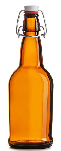 Home Brew Ohio OC-M2F2-1B7Z  Beer Bottles, 16 oz., Amber (Pack of 12)