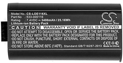 3400mAh Li-ion Battery For Logitech UE MegaBoom, S-00147, fits Logitech 533-000116