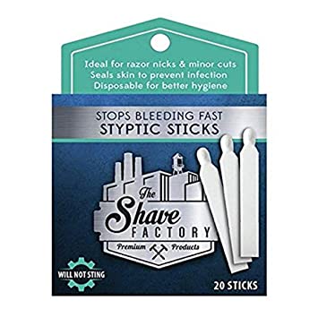 Shaving Factory Styptic Pencils, 0.3 Ounce