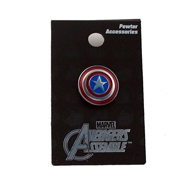 Marvel Captain America Colored Pewter Lapel Pin