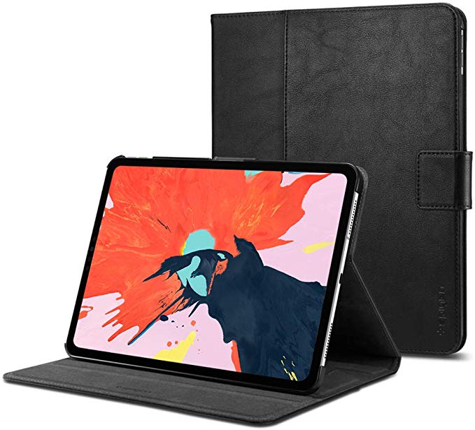 Spigen Stand Folio Designed for iPad Pro 12.9 Case (2018) - Black