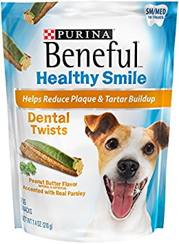 Purina Beneful Healthy Smile Dental Twists Small/Medium Dog Treats