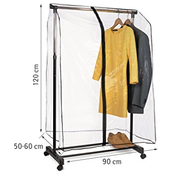 Tatkraft Transparent Smart Cover for Garment Rack/Clothes Protection Cover 23X35X47 Inch