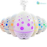 Cool Breeze Aroma Diffuser-Mini Ultrasonic Cool Mist Humidifier-400ml Water Tank Run Overnight Auto Shut-off-7 Color LED Light-Best Essential Oil Aromatherapy diffuser for Home Office Yoga SPA Bedroom
