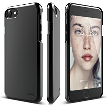 iPhone 7 case, elago [Slim Fit 2][Piano Black] - [Light][Minimalistic][True Fit] – for iPhone 7