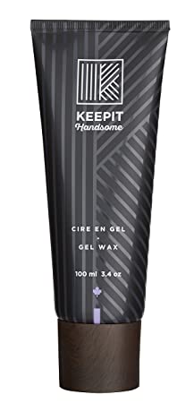 KEEPIT HANDSOME Gel Wax, High Hold With Flexibility and Shine of a Wax, 3.4 oz (100 ml)