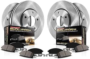 Power Stop Front and Rear Stock Replacement Brake Pads and Rotors Brake Kit Autospecialty For Hyundai Palisade 2020-2023, Kia Telluride 2020-2022 [Vehicle Specific]