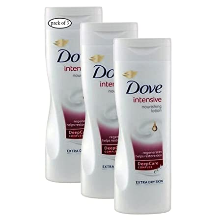 Dove Intensive Body Lotion For Extra Dry Skin (250ml) (Pack of 3)