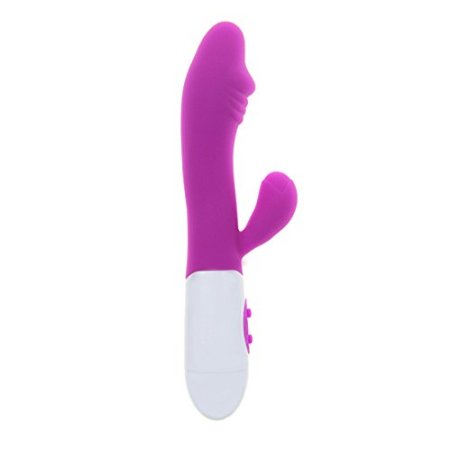 G-Spot Vibrator,Women 30 Speed Silicone Vagina and Clitoris Double Vibrating Stimulation Masturbation Dildo