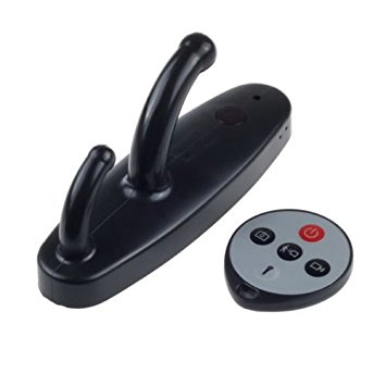 Black Hd Clothes Hook DVR Motion Activated Spy Hidden Camera Mini Dv with Remote
