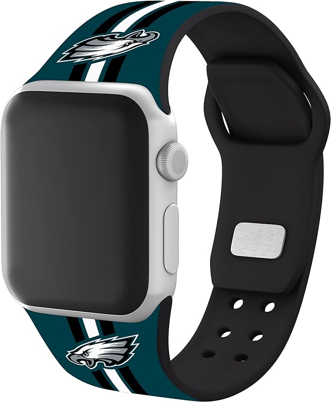 Game Time Philadelphia Eagles HD Watch Band Compatible with Apple Watch