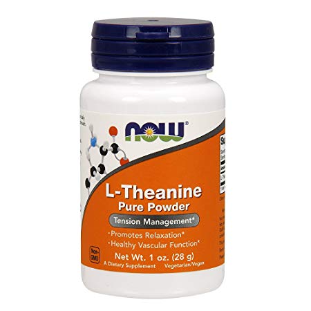 Now Foods L-Theanine, Pure Powder Capsules, 0.05 kg