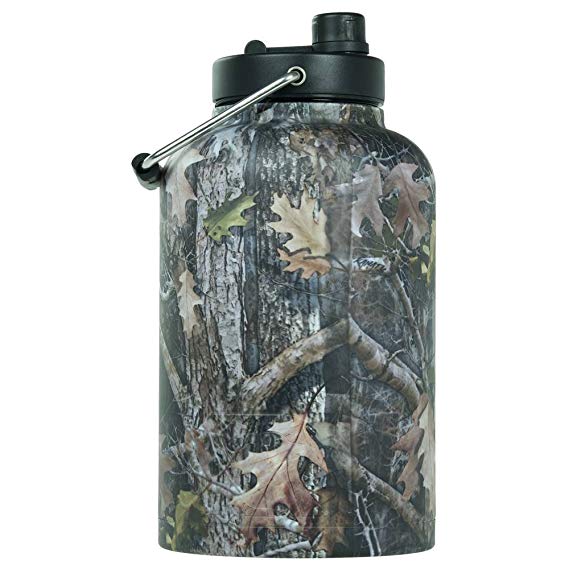 RTIC Double Wall Vacuum Insulated Stainless Steel Jug (Camo, One Gallon)