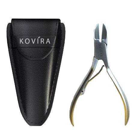 Kovira - Toenail Clippers for Thick Nails/nail Nipper, Precision Calibrated - Premium Quality, Surgical Stainless Steel, 5" Long - Lifetime Manufactures Guarantee
