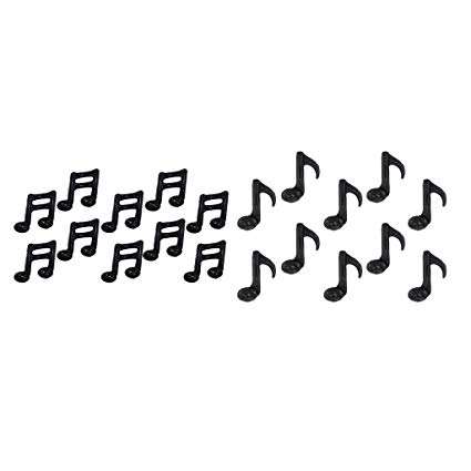 B Blesiya 20x Music Note Mylar Foil Balloons Music Show Party Hen Do Party Decorations
