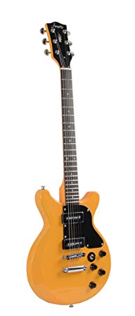 Firefly FFDCD Solid Body Electric Guitar （Yellow)