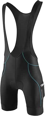 BALEAF Men's Cycling Bib Shorts 4D Padded, Road Bike Cycling Bibs Biking Bicycle Shorts Gel Pockets UPF50