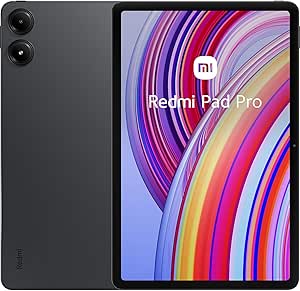 Xiaomi Redmi Pad Pro   Anillo de Soporte y Agarre – Tablet de 12,1” 2,5K (Snapdragon 7s Gen 2, 6GB de RAM, 128GB de ROM, 4 Altavoces, WiFi   Bluetooth 5.2, batería de 10000 mAh), Gris (Versión ES)