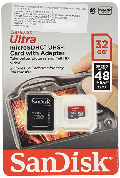 Ultra 32 GB microSD High Capacity (microSDHC) - 1 Card