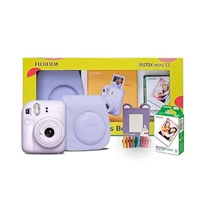 Fujifilm Instax Mini 12 Happiness Box with 40 Shots- Purple