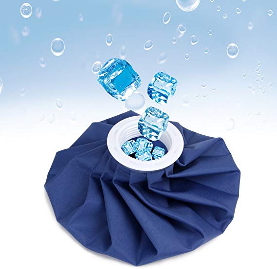 ZIZLY Ice Cold Pack Reusable Ice Bag Hot Water Bag for Injuries, Hot & Cold Therapy and Pain Relief(Ice Bag multi colour 9")