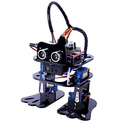 SunFounder DIY 4-DOF Robot Kit – Sloth Learning Kit Ultrasonic HC-SR04 Obstacle Avoidance Servofor Arduino Nano