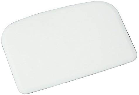 Chef Craft 20808 Flexible Dough Scraper, Plastic 6 in L x 4 in W White